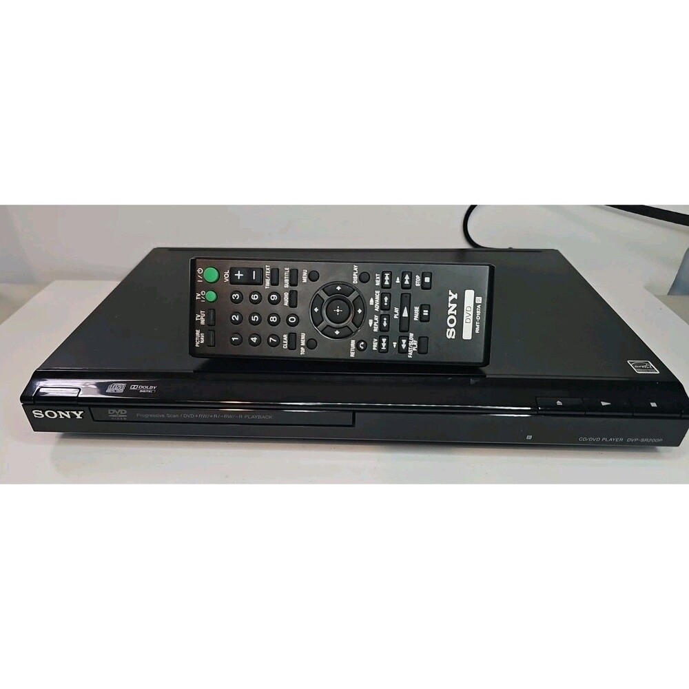 Sony CD/DVD Player DVP-SR-200P DVD Player Progressive Scan With Remote (Working)